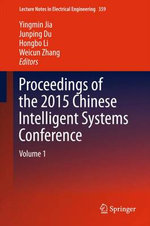Proceedings of the 2015 Chinese Intelligent Systems Conference