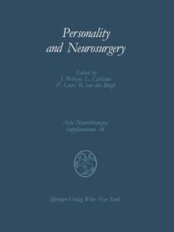 Personality and Neurosurgery