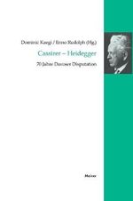 Cassirer - Heidegger