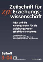 PISA und die Konsequenzen fuer die erziehungswissenschaftliche Forschung