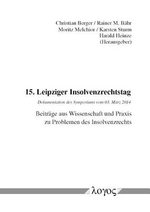 15. Leipziger Insolvenzrechtstag