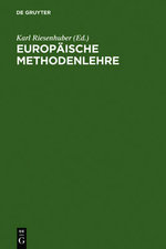 Europaeische Methodenlehre