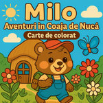 Milo, aventuri in coaja de nucă - Carte de colorat