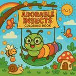 Adorable Insects - Coloring Book for Kids