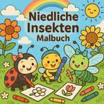 Niedliche Insekten Malbuch