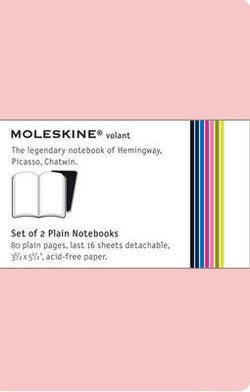 Moleskine Volant Pocket Plain Pink Magenta & Magenta 2-set