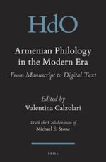 Armenian Philology in the Modern Era