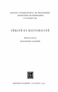 Truth and Historicity / Verite et Historicite