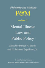 Mental Illness: Law and Public Policy