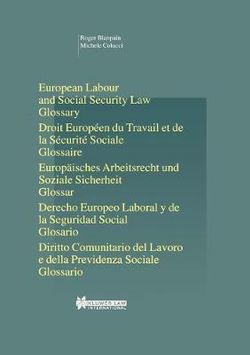 European Labour Law and Social Security Law: Glossary