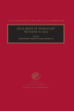 Legal Rules of Technology Transfer in Asia