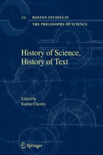 History of Science, History of Text