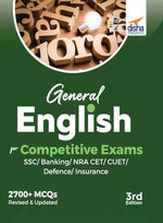 General English for Competitive Exams - Ssc/ Banking/ Nra Cet/ Cuet/ Defence/ Insurance