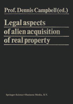 Legal Aspects of Alien Acquisition of Real Property