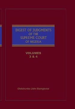 The Digest of Judgments of the Supreme Court of Nigeria