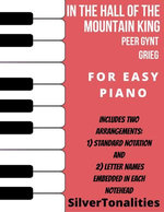 In the Hall of the Mountain King Peer Gynt Easy Piano Sheet Music Combo