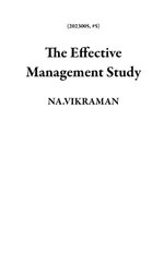 The Effective Management Study