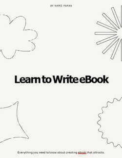 Learn to Write eBook Learn to Write eBook