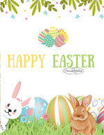 Happy Easter Coloring Book