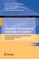 Computing Technologies for Sustainable Development