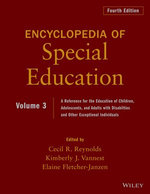 Encyclopedia of Special Education, Volume 3