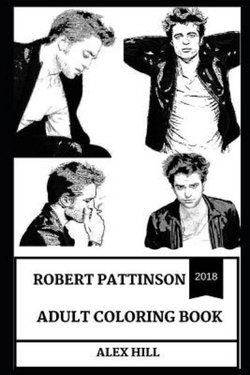 Robert Pattinson Adult Coloring Book