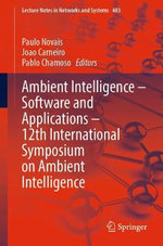 Ambient Intelligence - Software and Applications -, 12th International Symposium on Ambient Intelligence