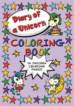 Diary of a Unicorn Coloring Book