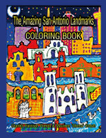 The Amazing San Antonio Landmarks Coloring Book