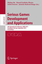 Serious Games Development and Applications