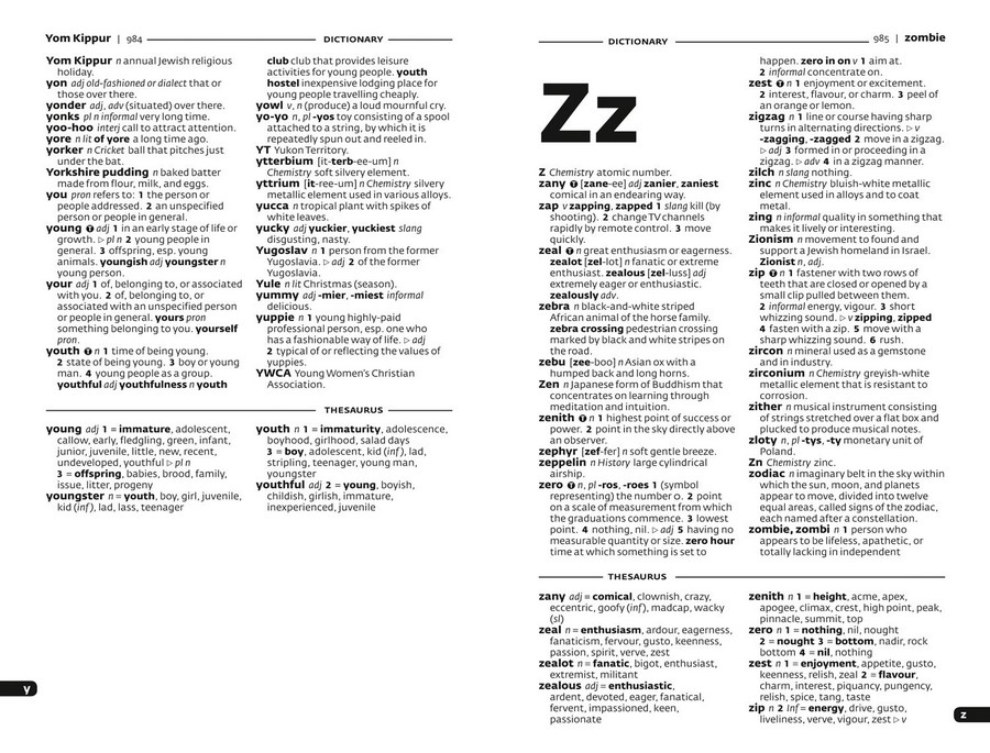 Collins English Dictionary and Thesaurus Essential Angus & Robertson