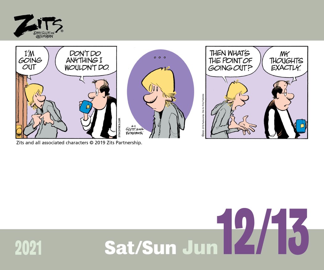 Zits 2021 DaytoDay Calendar Angus & Robertson